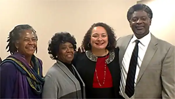 Pictured are Drs. Dawn Duke, Carolyn Hodges, Kimberly Simmons, and Bertin Louis